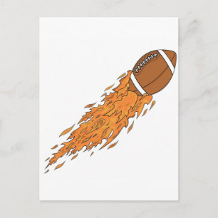 Carte Postale Flying Football