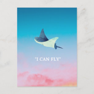 Carte Postale Flying Stingray