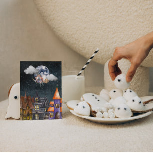 Carte Postale Flying Witch Postcrossing Postcard