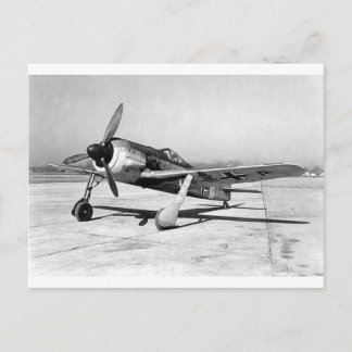 Carte Postale Focke Wulf Fw190 Fighter, Sur Le Tarmac