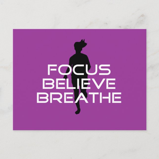 Carte Postale Focu Believe Breathe (Devant)
