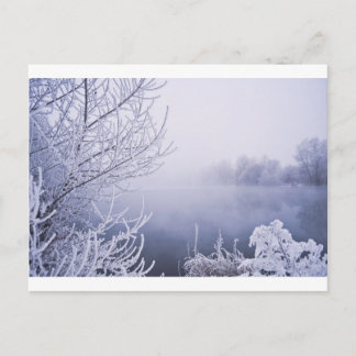 Carte Postale Foggy Winter Day by the River