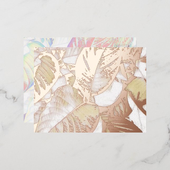 Carte Postale Foil Occasion spéciale (Recto/Verso)