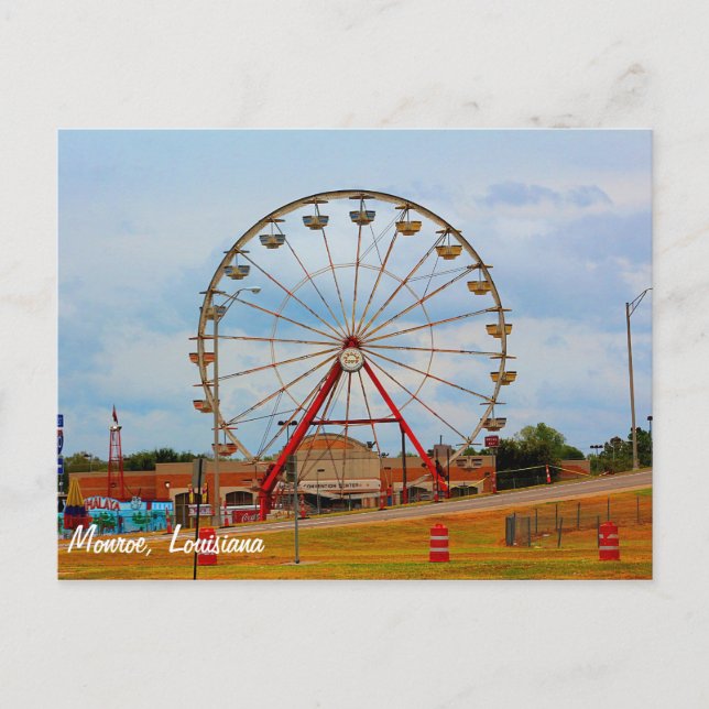 Carte Postale Foire de Monroe Louisiane (Devant)