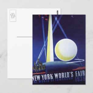 Carte Postale Foire internationale de New York en 1939, Voyages