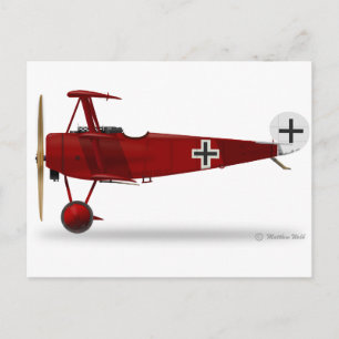 Carte Postale Fokker Dr 1 Triplane