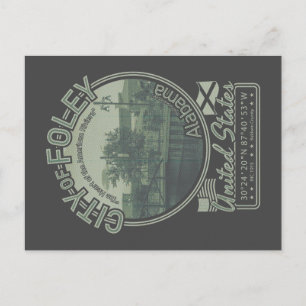 CARTE POSTALE FOLEY ALABAMA - CENTRE-VILLE DE FOLEY