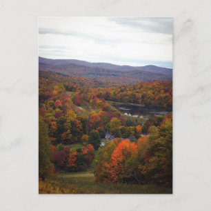 Carte Postale Foliage d'automne Vermont Automne Gloire Pittoresq