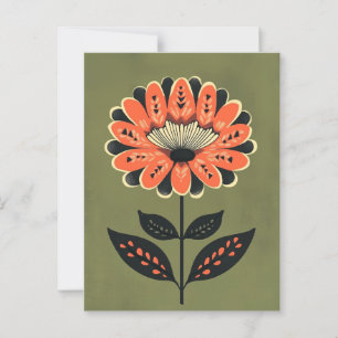 Carte Postale Folk Bloom #234