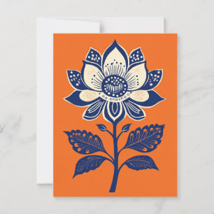 Carte Postale Folk Bloom #237