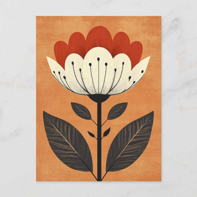 Carte Postale Folk Bloom #238 (Devant)