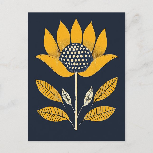 Carte Postale Folk Bloom #246 (Devant)