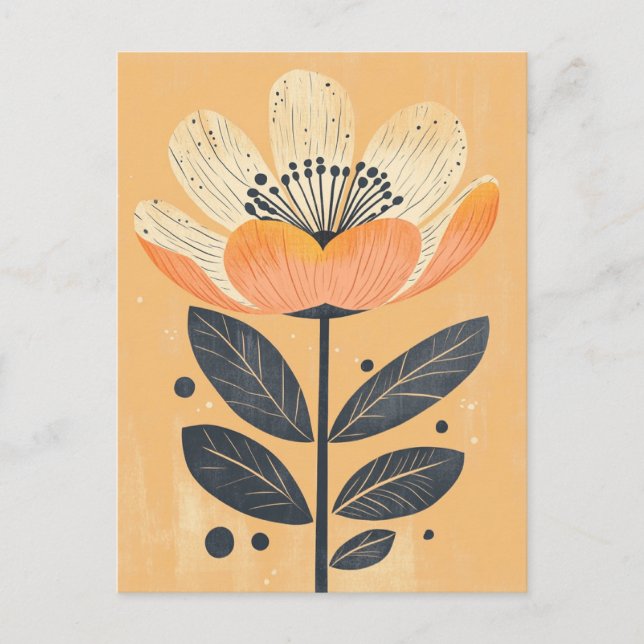 Carte Postale Folk Bloom No.267 (Devant)