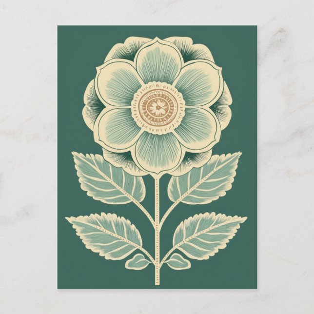 Carte Postale Folk Bloom No.268 (Devant)