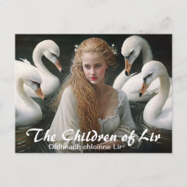 Carte Postale Folklore irlandais Les enfants de Lir