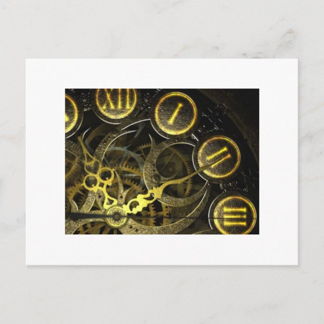 Carte Postale Fonctions d'horloge interne (Devant)