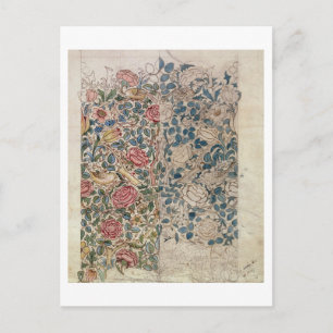 Carte Postale Fond d'écran "Rose" (crayon et avec papier)