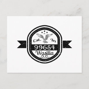 Carte Postale Fondée En 99654 Wasilla