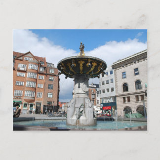 Carte Postale Fontaine bonne Copenhague Danemark de Caritas