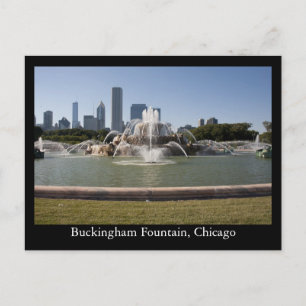 Carte Postale Fontaine de Buckingham, Chicago