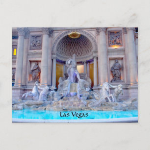 Carte Postale Fontaine de Las Vegas