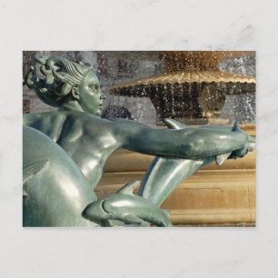 Carte Postale Fontaine de sirène