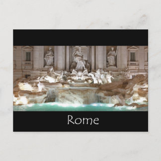 Carte Postale Fontaine de Trevi - Rome