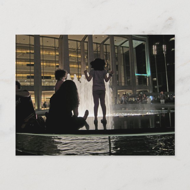 Carte Postale Fontaine du Lincoln Center (Devant)