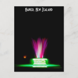 Carte Postale Fontaine Napier NZ