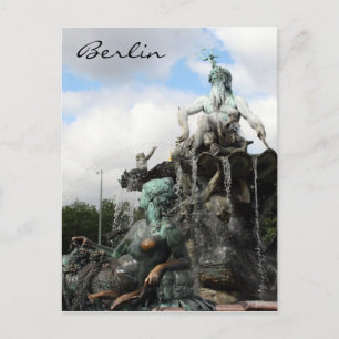 Carte Postale fontaine neptunbrunnen