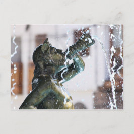 Carte Postale Fontaine, Plaza de Armas, Cusco, Pérou