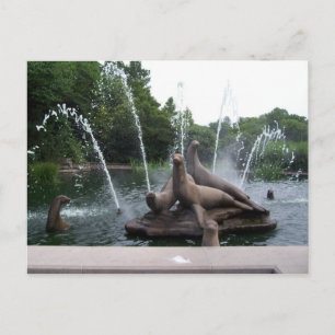 Carte Postale Fontaine Sea Lion