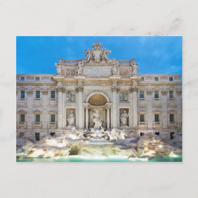 Carte Postale Fontana di Trevi (Devant)
