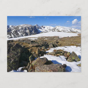 Carte Postale Fonte de neige sur les Rocheuses