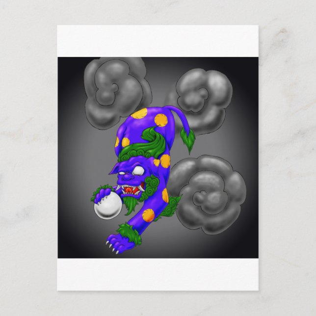 Carte Postale Foo Dog (Devant)