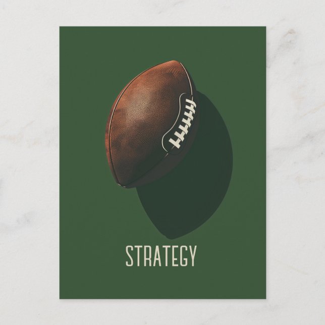 Carte Postale Football américain (Devant)