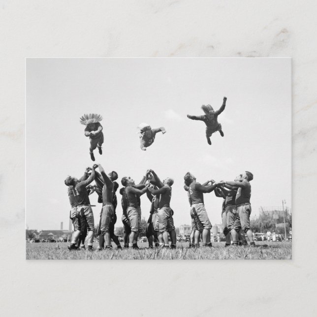 Carte Postale Football, années 1930 (Devant)