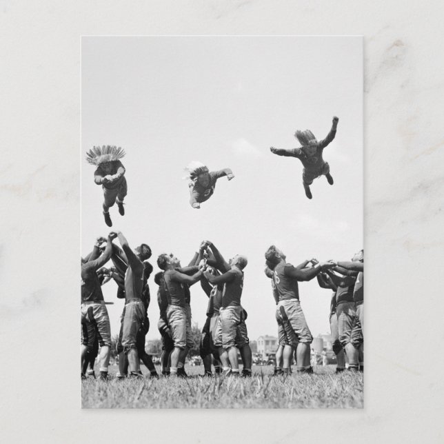 Carte Postale Football, années 30 (Devant)