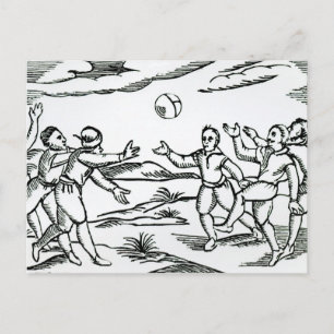 Carte Postale Football élisabéthain