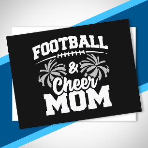 Carte Postale Football et Cheer Mom - Sports lycéens