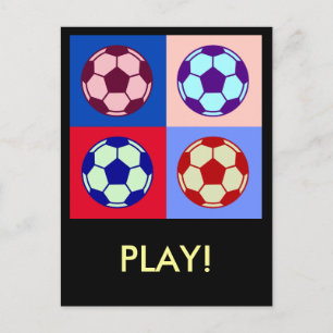 Carte Postale Football/Football Art
