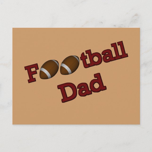 Carte postale Football Papa (Devant)