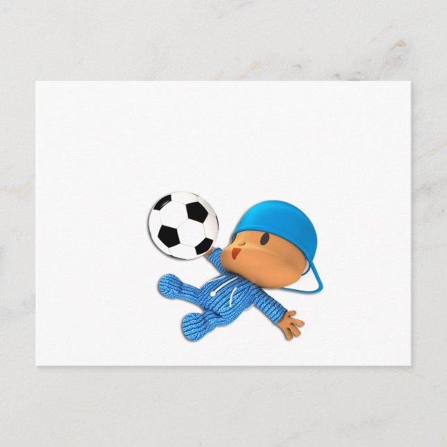 Carte Postale Football Peekaboo (Devant)