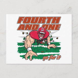 Carte Postale Football quatrième et un