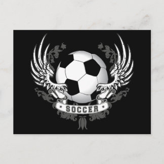 Carte postale Football Soccer Wings