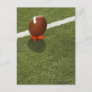 Carte Postale Football sur le terrain de football, surélevé