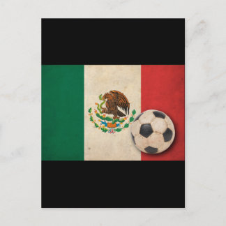 Carte Postale Football vintage au Mexique