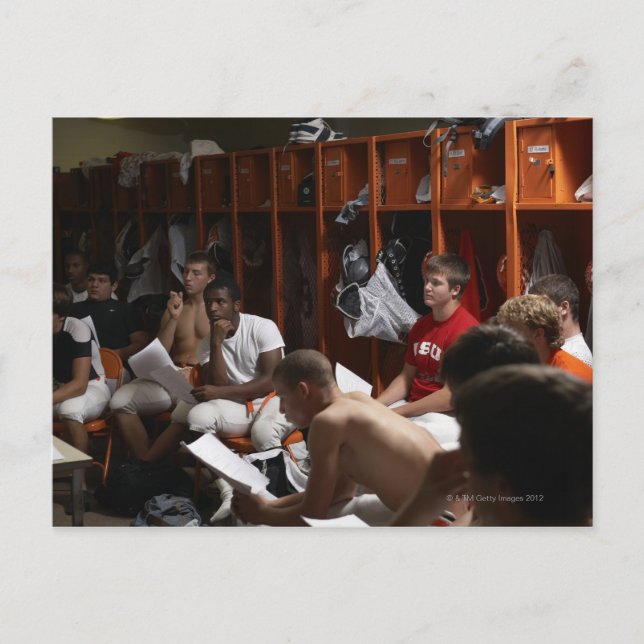 Carte Postale footballeurs américains y compris adolescents 2 (Devant)