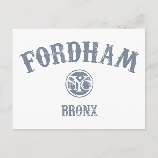 Carte Postale Fordham (Devant)