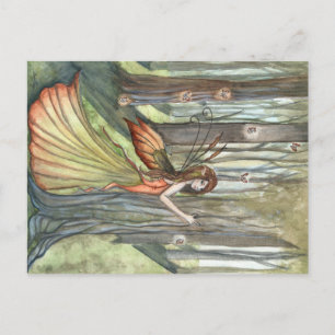 Carte postale Forest Enchantant Fairy Art